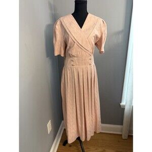 Vintage ︱ Sunshine Starshine ︱Light Pink︱Long Dress︱Women's Size 10︱1980's